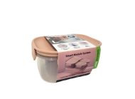 קופסת אחסון 385 מ"ל מכסה בצבע ורוד פסטל מסדרת קלאסיק פלוס של Lock&Lock