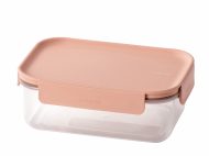 ⁦קופסת אחסון 910 מ"ל מכסה בצבע ורוד פסטל מסדרת קלאסיק פלוס של Lock&Lock⁩ – תמונה ⁦6⁩