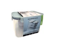 קופסת אחסון 2 ליטר מכסה בצבע מנטה מסדרת קלאסיק פלוס של Lock&Lock