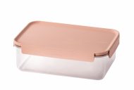 ⁦קופסת אחסון 2.8 ליטר מכסה בצבע ורוד פסטל מסדרת קלאסיק פלוס של Lock&Lock⁩ – תמונה ⁦6⁩
